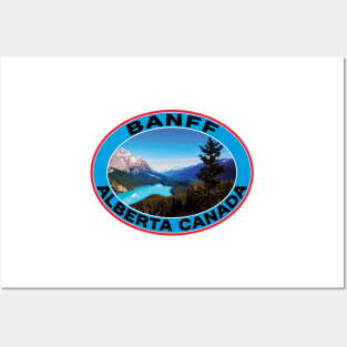 Banff Alberta Canada National Park Mountains Lake Posters and Art